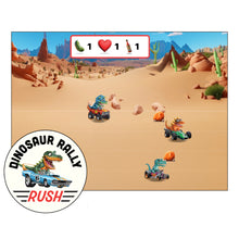Load image into Gallery viewer, Dinosaur Rally Rush Mobile Game