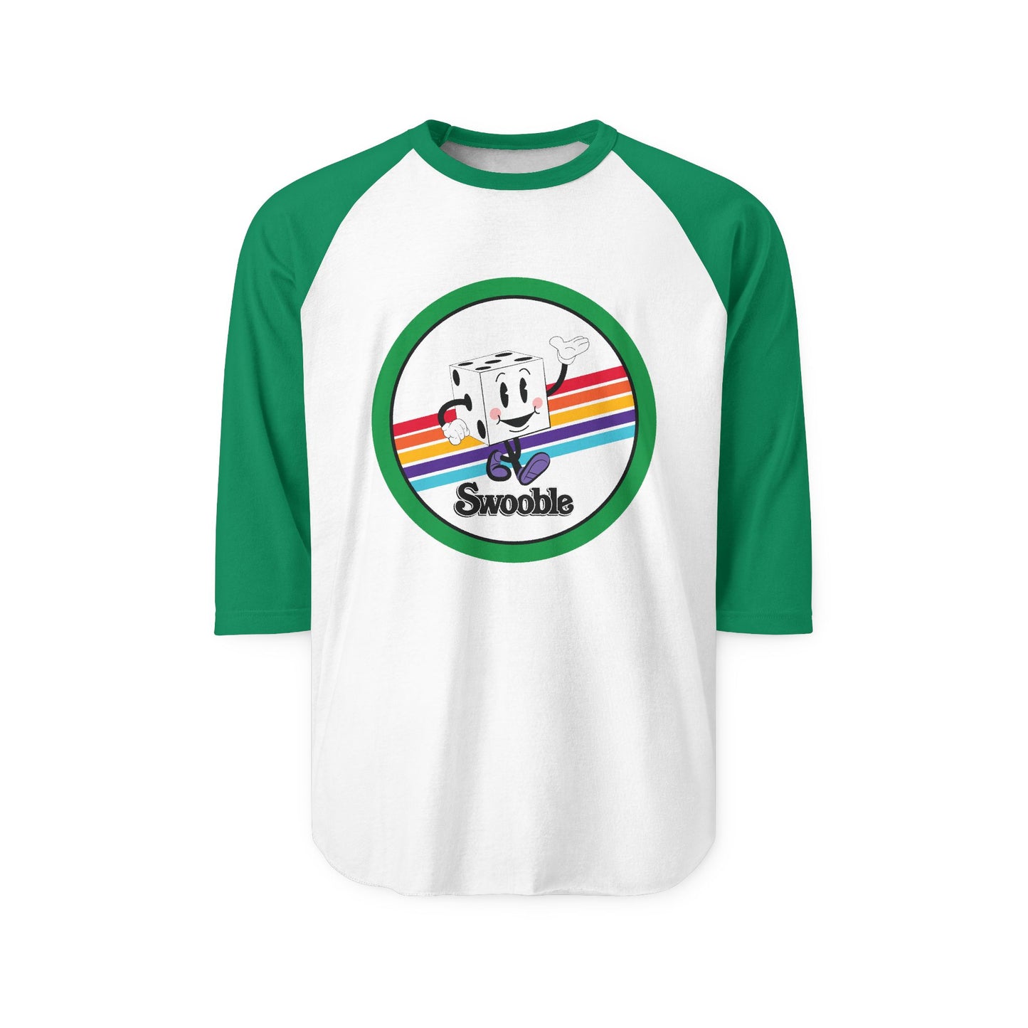 Swooble Retro Three-Quarter Sleeve Tee