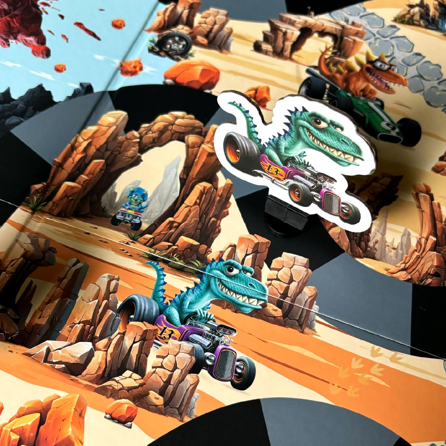 Dinosaur Rally Board Game