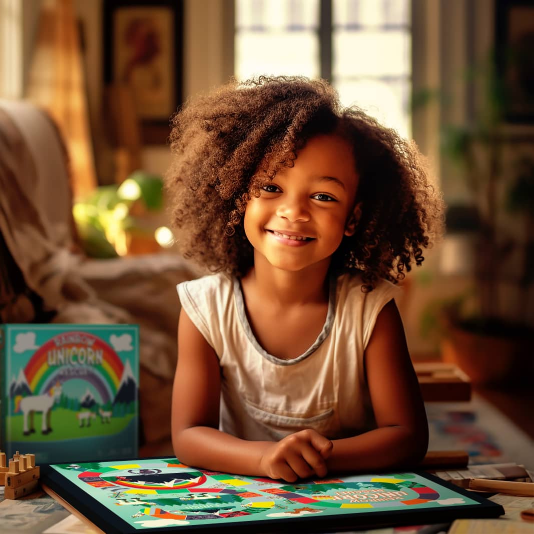Rainbow Unicorn Rescue Kid's Board Game