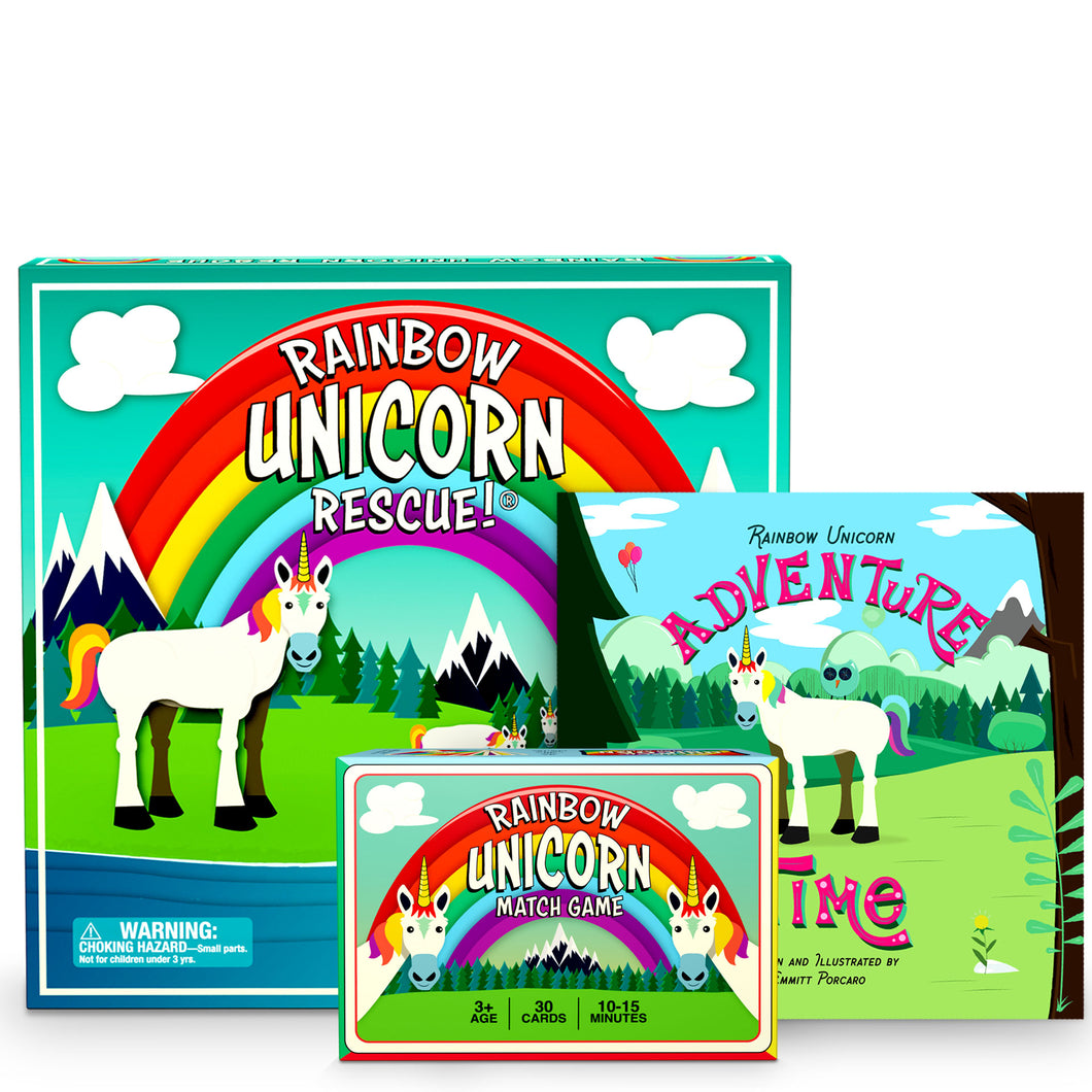 Rainbow Unicorn Family Pack