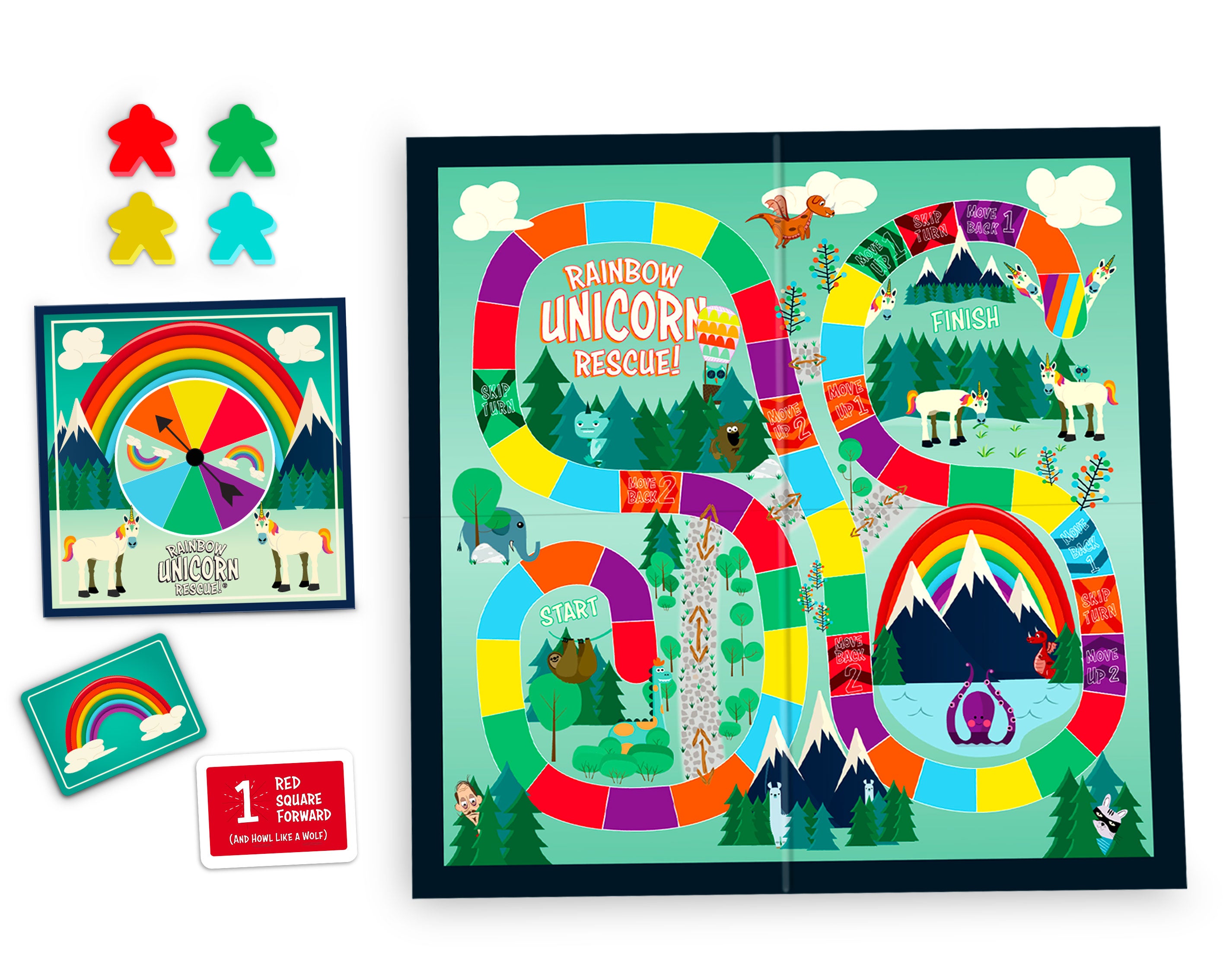 Rainbow Unicorn Rescue Kid's Board Game