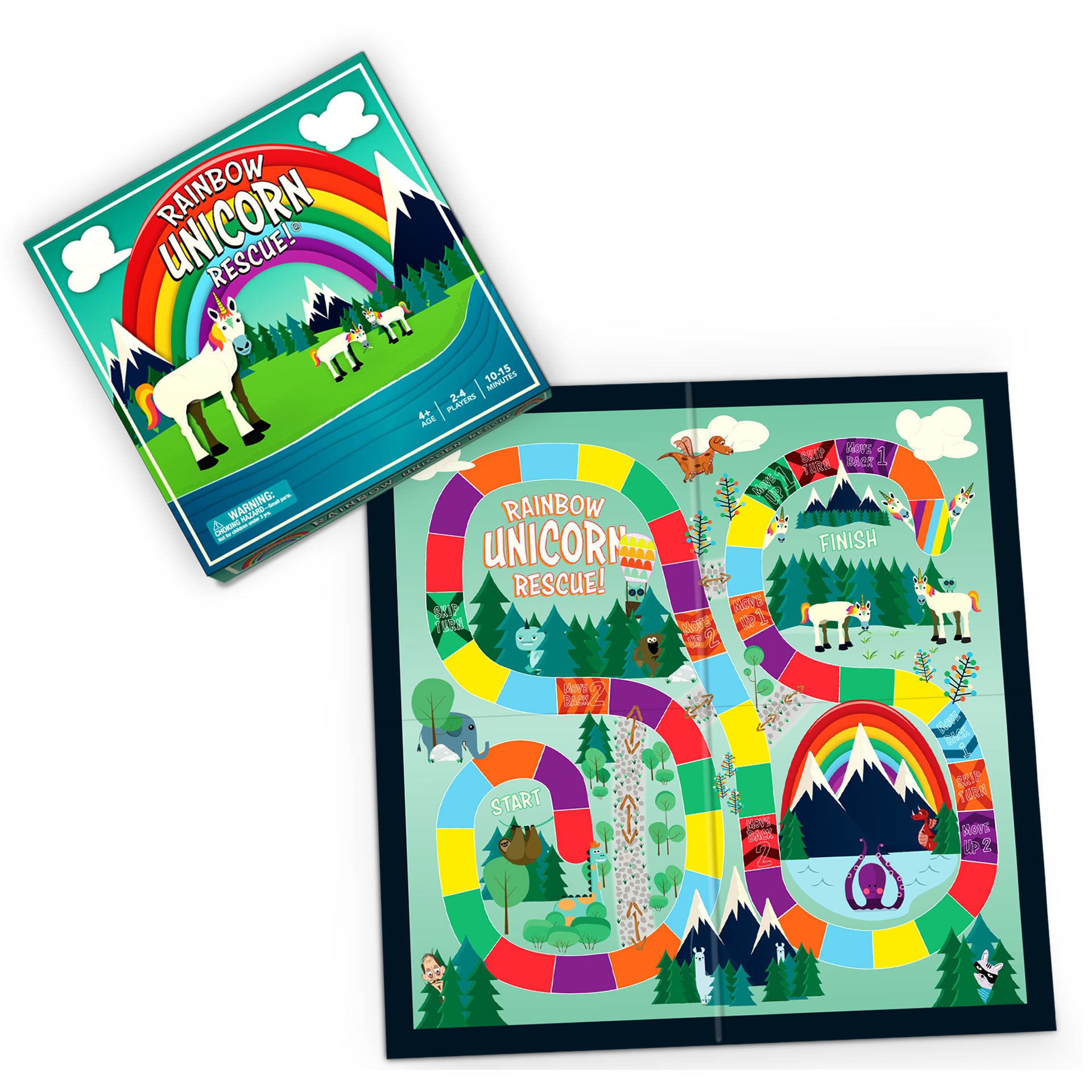 Rainbow Unicorn Rescue Kid's Board Game